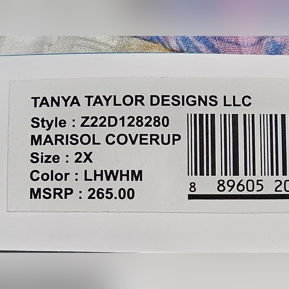 Tayna Taylor Swim Marisol Coverup In Size 2X NWT MSRP $265 - Picture 10 of 11
